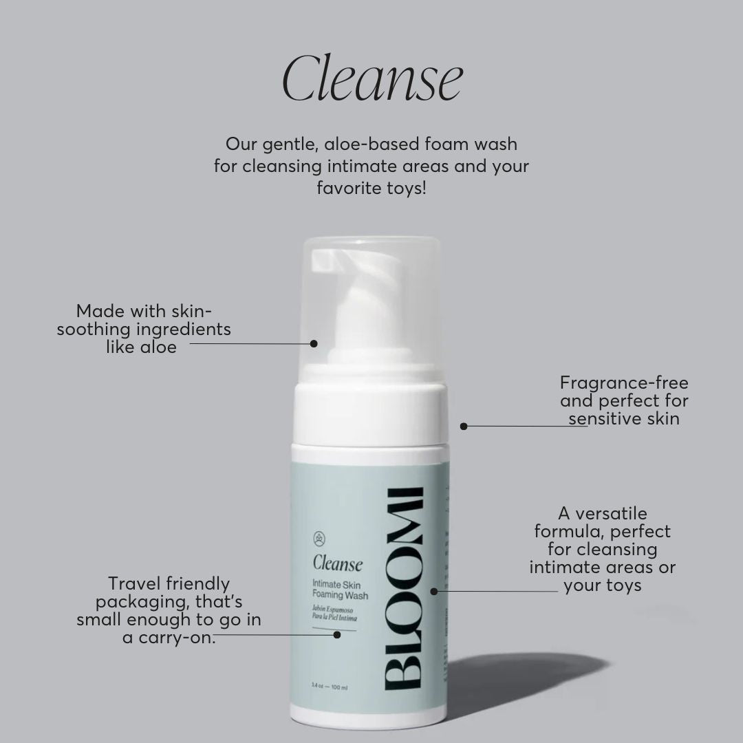 Cleanse Toy and Intimate Skin Foam Wash